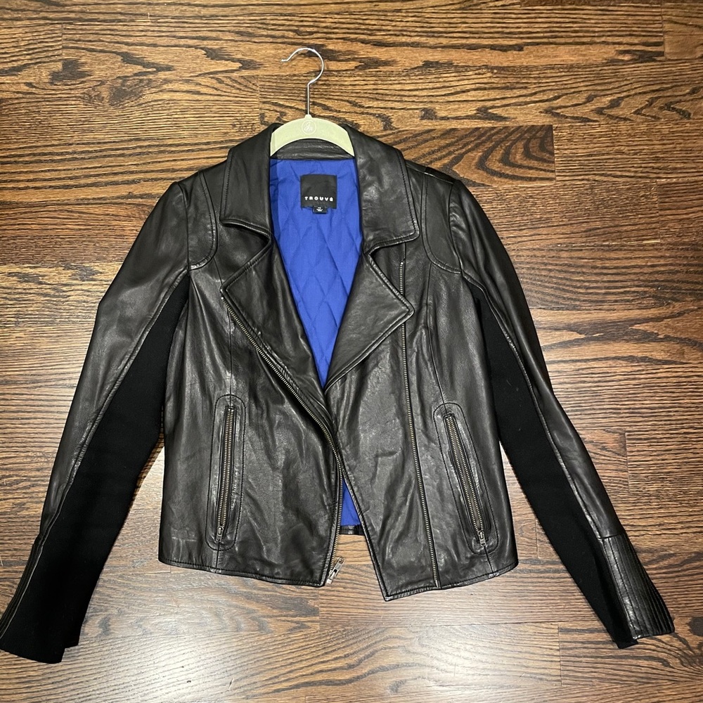 Trouve genuine leather jacket